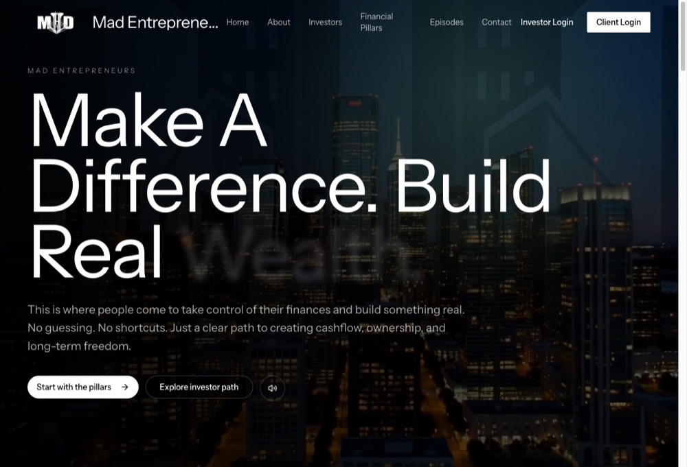 MAD Entrepreneurs project preview